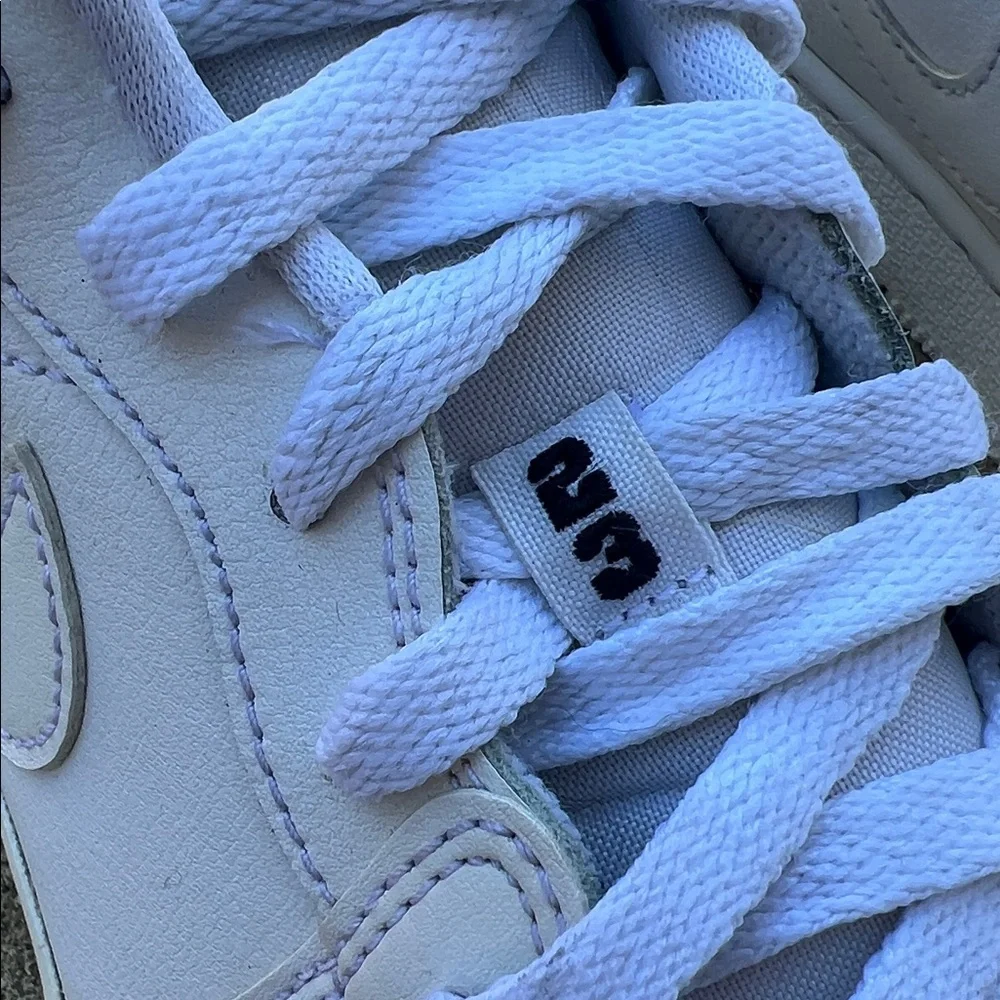 Nike Air Jordan 1 GS White Low Top Sneakers Women's Size 7